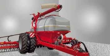 TurboDisc seed coulters with high coulter pressure and excellent capacity to adapt to the soil for a