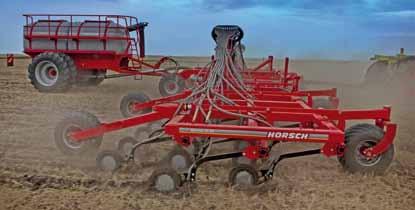 The seed coulter forms a furrow and removes lumps and organic material from the seed horizon. The seed is placed into this furrow and fixed in the wet soil by the press wheel.