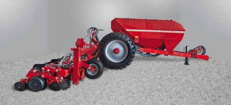 78 Maestro Technical specifications Maestro 12 SW Maestro RC: Maestro seed bar (8- or 12-row) combined with seed waggon SW 3500 of the