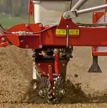 80 Maistro Robust single-seed seeding technology with large seed and fertilizer hopper Maistro CC The seed units of the Maistro CC
