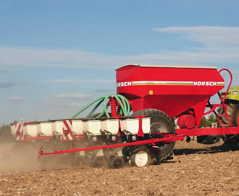 The advantages of the Maistro at one glance: Professional single-seed seeding technology After plough, mulch and direct sowing
