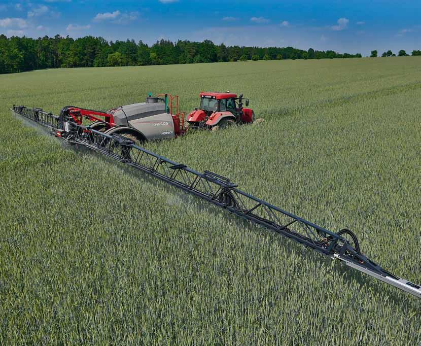 88 Leeb GS Trailed professional sprayers The trailed professional sprayer Leeb GS is now available with a tank capacity ranging from 6,000, 7,000 to 8,000 litres.