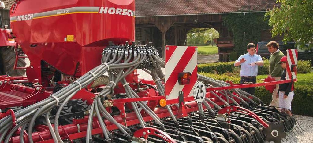 10 Service at its best Always there for you Together with exclusive importers HORSCH offer a first-class machinery service.