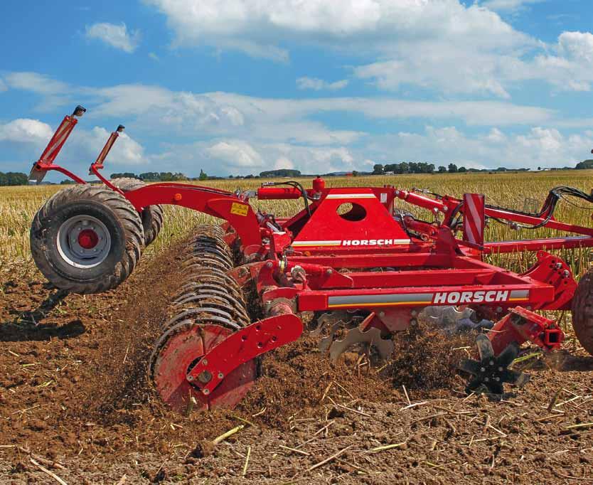 16 Joker Precise and quick stubble cultivation The Joker is ideally suited for shallow stubble cultivation to stimulate the germination of volunteer crops, to