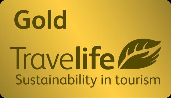 OUR AWARDS TRAVELIFE is an internationally recognized independent sustainability certification scheme which helps hotels members around the