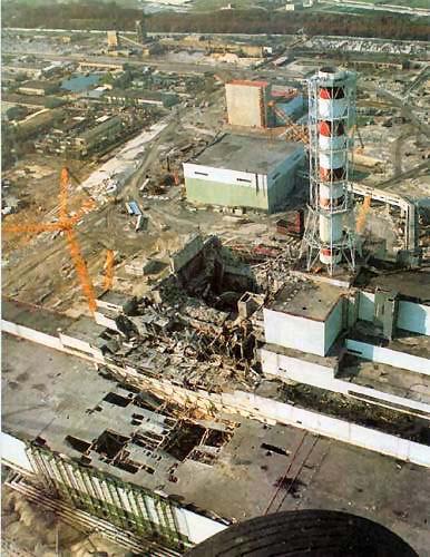 Chernobyl RBMK (Reactor Bolshoy Moshchnosty Kanalny) pressurised, water-cooled reactor with individual fuel channels.