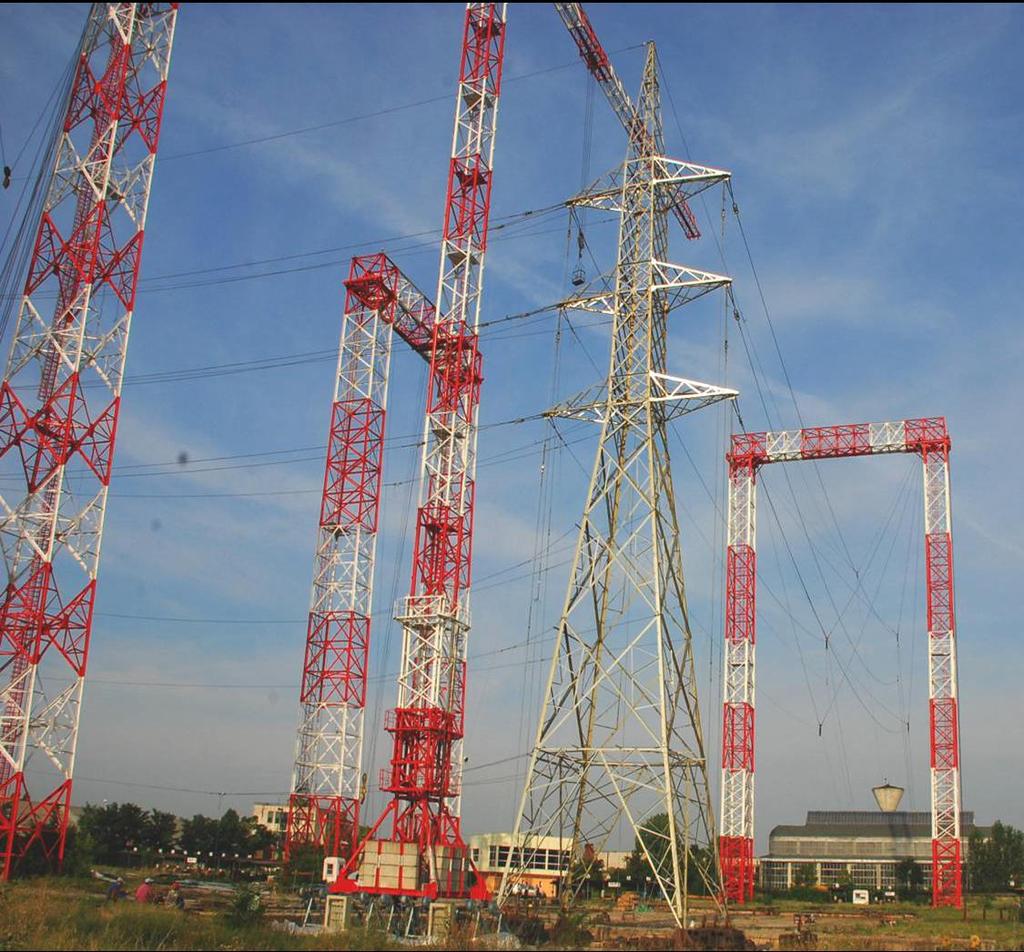 Steel towers for OHTL SC CELPI SA Tower Testing Station Bucharest ROMANIA Drumul Bercenarului, nr.