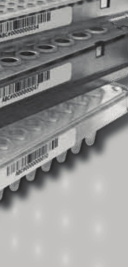 barcoding to unskirted plates for optimal fit with many
