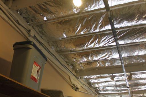 Radiant ceiling cover in a California premanufactured steel building The most powerful application of radiation control is in the form of transparent coatings on glass, the ubiquitous low-e coating.