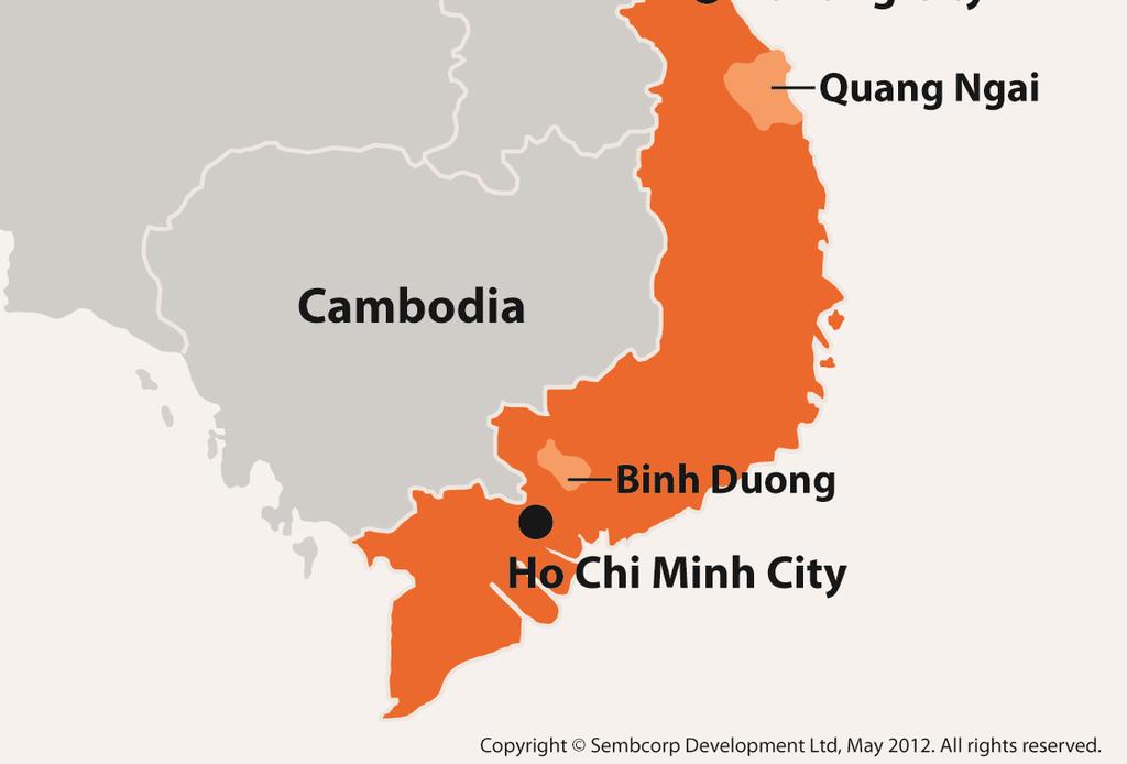 Distribution hub for southern Vietnam VSIP I and II customers can send goods to central and north using our distribution hubs in Quang Ngai, Hai Phong, and Hai Duong, and vice versa Link up to other