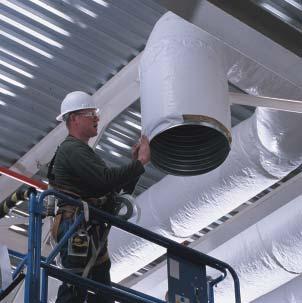 insulation to control temperature and condensation.