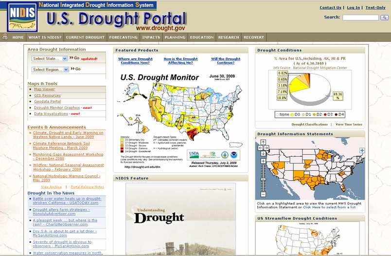 The NIDIS U.S. Drought Portal (www.drought.