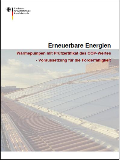German subsidies Marktanreizprogramm (Market Incentive Programme) GSHP System Subsidy