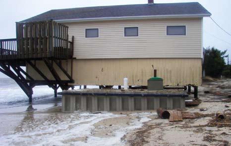 oth buried and mounded septic systems are frequently exposed, destroyed, t use, damage to these systems can release their contents into adjacent floodwaters.