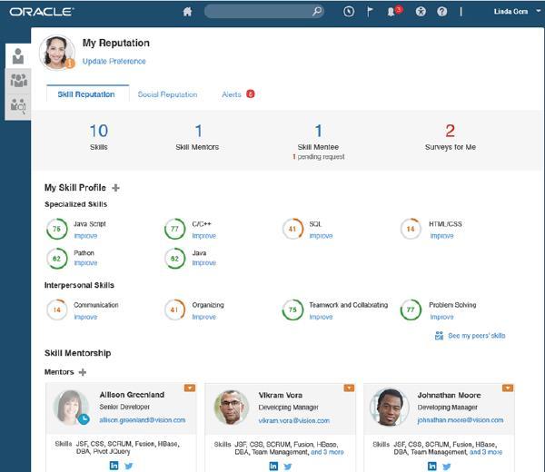 IMPROVED EMPLOYEE EXPERIENCE You can now improve the user experience for users with the new redesigned application. The redesign includes a new user interface for employees.