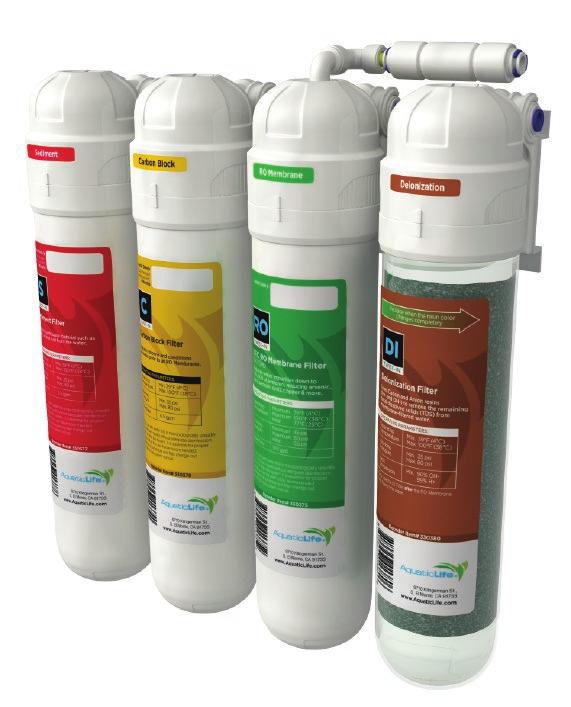UNIT MAINTENANCE Recommended change 3-6 months or 2,500 gallons total or 650 gallons of filtered water TI Sediment Filter Cartridge (Item # 330377) TI Carbon Block Cartridge (Item # 330379) 2-24