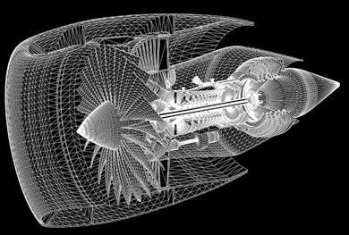 & Design 1Material Newer gas turbines have larger inlet diameters and greater heat-resistant materials to increase fuel efficiency Gas Turbine Operating Efficiency High-bypass turbofan Efficiency is
