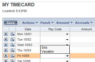 Exempt Electronic Timecard Employees: Exempt Electronic Timecard Employees will use a designated computer to record only time taken (i.e. vacation and sick leave) in full-shift increments in the Kronos system.