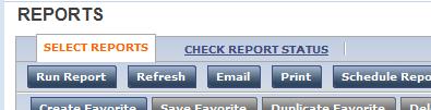 Then click the Check Report Status tab. The status will not automatically refresh, so you will need to click the Refresh Status button. When the report is ready the Status will show as Complete.