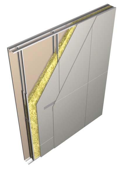 The ultimate sound insulating wall system is a non-loadbearing, twin frame high performance wall system that provides exceptionally high levels of sound insulation.