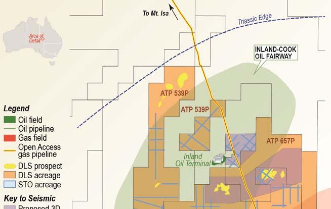 Inland Cook Oil Fairway - Exploration 11 Highlights DLS interest 66-100% Large operated position covering