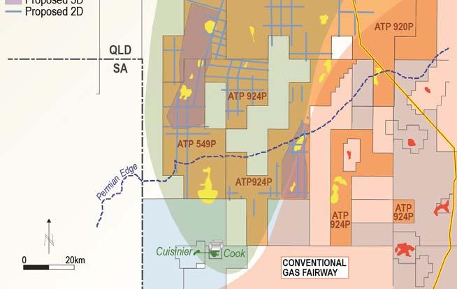 2D/3D seismic acquisition scheduled for June quarter Exploration drilling planned for late / early 2013 Key
