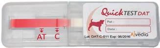 Examples of our Canine Quick Test DAT Results TEST DAT TEST DAT - + CLINICAL DAT INFORMATION A positive DAT is the cornerstone to establish the IMHA diagnosis.