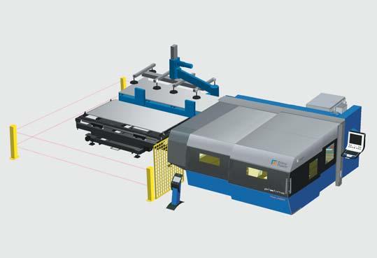 Different configurations suitable to every production need Masked-time loading/unloading Automatic pallet changer External
