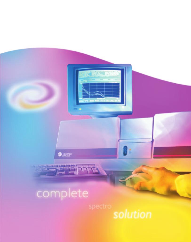 FL-8650C NEW Spectrophotometer Packages from Beckman Coulter THE