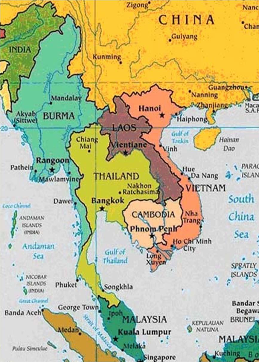 General information about Myanmar Physical Profile Myanmar situated in Southeast Asia Area - 676,577 km 2 Demography Total population 51.4 million (2014) Population growth rate - 1.