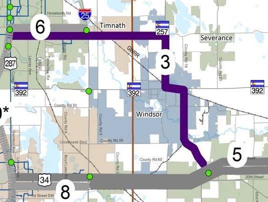 RTC 3: Greeley-to-Windsor-to-Fort-Collins Primary Investment Need: Increase regional connectivity, Increase mobility.