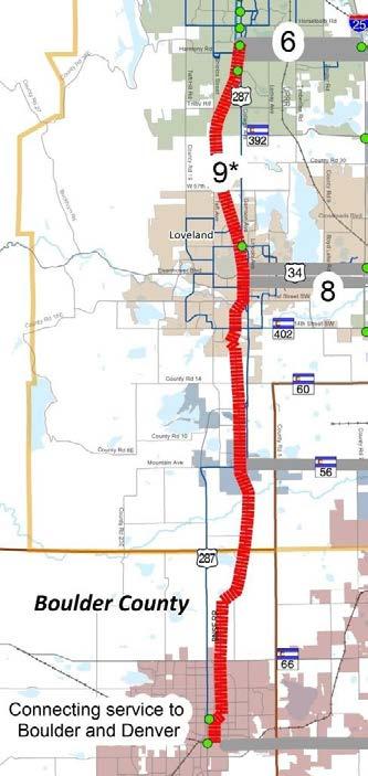 RTC 9: Proposed North I-25 Commuter Rail Line from Fort Collins-to-Longmont Primary Investment Need: Increase regional connectivity, Increase mobility, Provide economic development opportunity.