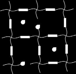 (trapping) proteasedegradable crosslinks (light) swelling of