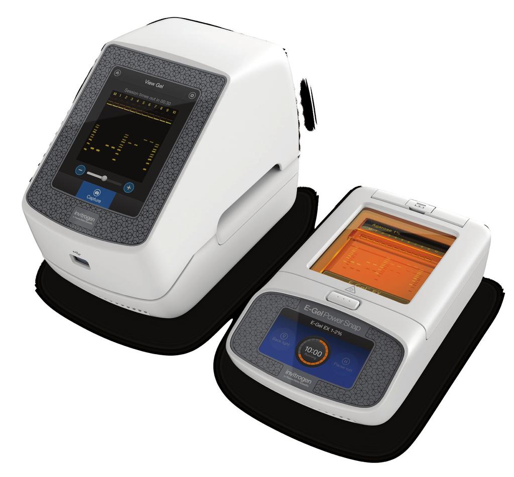E-Gel Power Snap Electrophoresis System Simplify DNA electrophoresis with the only fully integrated gel running and imaging platform The Invitrogen E-Gel Power Snap Electrophoresis System combines