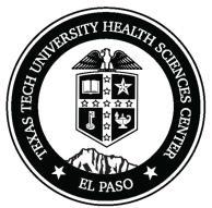 TEXAS TECH UNIVERSITY HEALTH SCIENCES CENTER EL PASO Operating Policy and Procedure HSCEP OP: PURPOSE: REVIEW: 70.