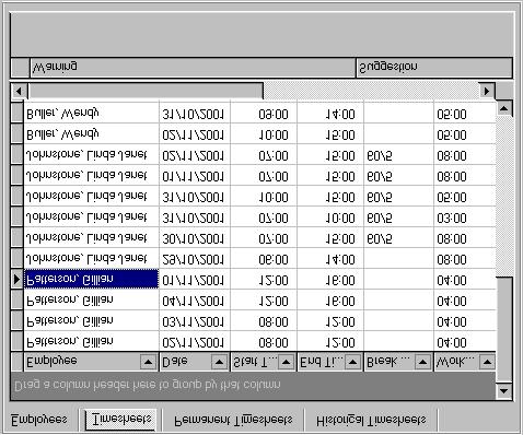 Using PayGlobal Explorer 5. Click Report Grid (with the left mouse button).