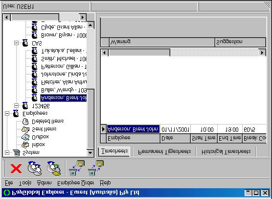 Using PayGlobal Explorer Introduction to PayGlobal Explorer Around the screen The PayGlobal Explorer screen is split into four parts: The Menu bar The Toolbar Use this where instructed to run actions