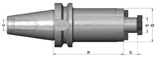 FACE MILLING HEAD HIGH FEED BT ARBORS BT 40 / BT 50 ARBOR * Special dimensions on request Code No.