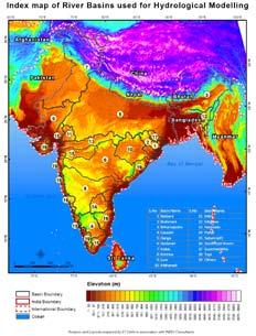 44 latitude by longitude grid points obtained from IITM, Pune Impacts Studied Impact on annual water availability Impact