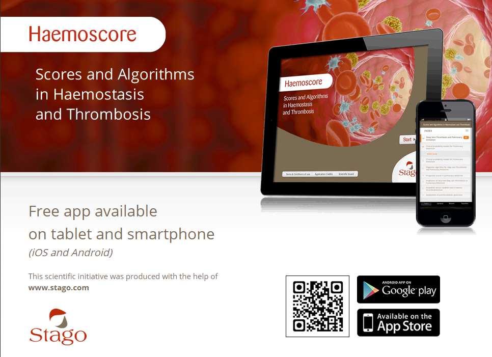 The ihemostasis tablet application serves as a haemostasis primer for anyone looking to increase knowledge in the area.