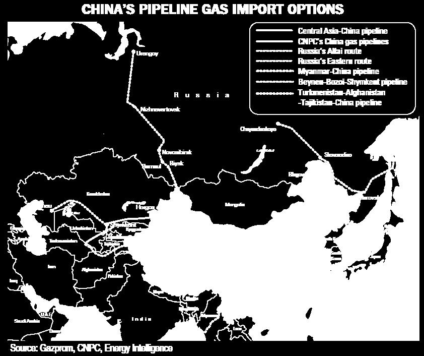 Significant Uncertainty in Unmet Gas Demand Post-2020 Global LNG outlook depends in part on supplydemand dynamics in China China has competitive alternatives for gas supply pipeline imports and LNG