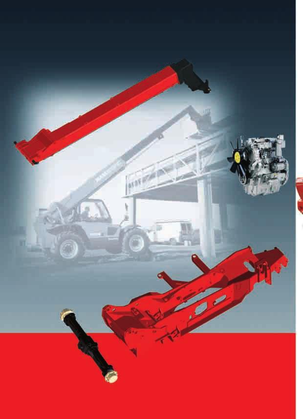 Reliability guaranteed for your MANISCOPIC Strong hydraulic boom to meet inherent constraints bucket applications (loading, desurfacing). Side engine for easier access when checking levels.