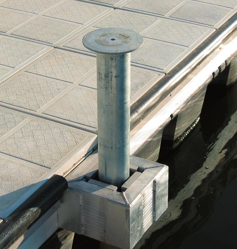 Because the anchoring points on a dock are subjected to exceptionally high stresses, we uniquely reinforce our docks at all anchoring locations and use intelligent designs to minimize any stresses