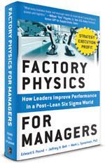 Factory Physics Inc Core Competence: Wrote the book on operations performance IIE Book of the Year Application of scientific principles to improving operations performance