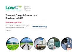 and electricity grids) required to support the national transition to low emission fuels from now to 2050.