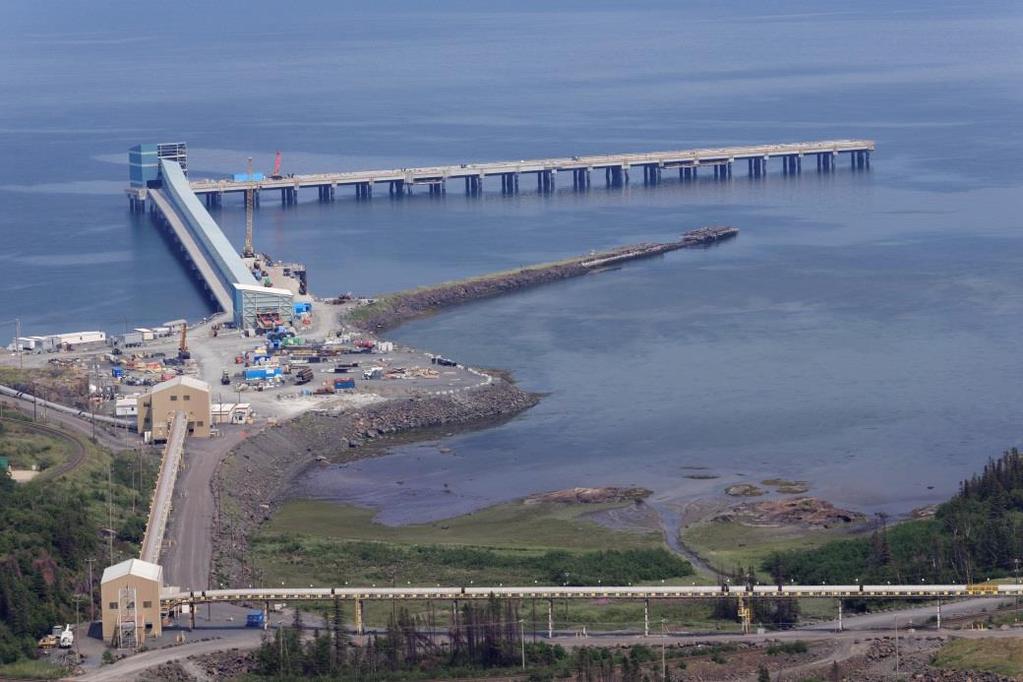 Cost-Effective Logistics Photo: Port of Sept-Îles Well-established slurry transportation solution has