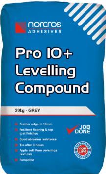 Any loose tiles or voids in the surface should be repaired using one of the Norcros levelling compounds such as Pro 10+, Pro 30 Eco or Pro 50.