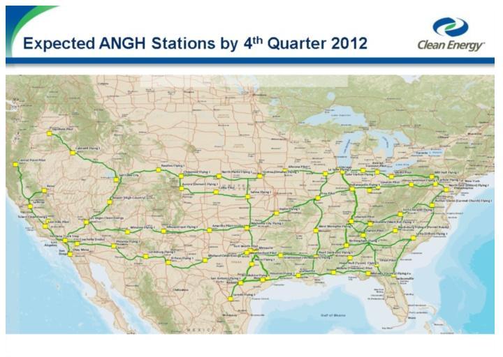 Building a National Fueling Infrastructure: Progress along the Interstate Highway System This partnership