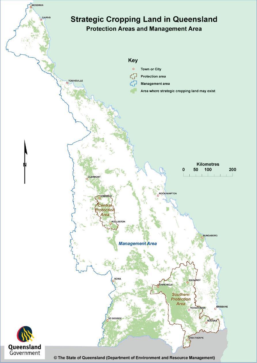 The SCL Trigger Map The trigger map covers 42 million hectares or about 24 per cent of the land area of the state, but the actual area mapped on the trigger map as potential SCL, and subject to