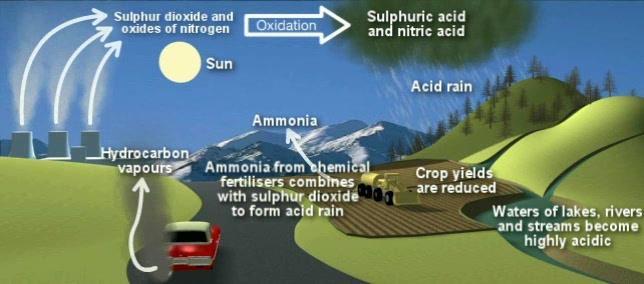 Acid Deposition AKA: Acid Rain Formation of acidic particles or precipitation due to the